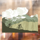 自転車トレイル山道サイクリング自転車店 ウィンドウサイン (シート2)