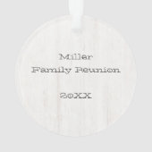 自転車ナンタケットファミリー懇親会年花おもしろい オーナメント (裏面)