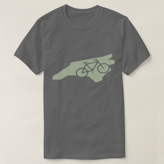 自転車ノースカロライナTシャツ Tシャツ (デザイン正面)