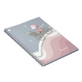 自転車ノートの少女 ノートブック (右側)