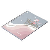 自転車ノートの少女 ノートブック (左側)