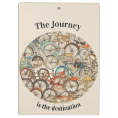 自転車パタカラフルーンのカスタマイズ クリップボード (裏面)