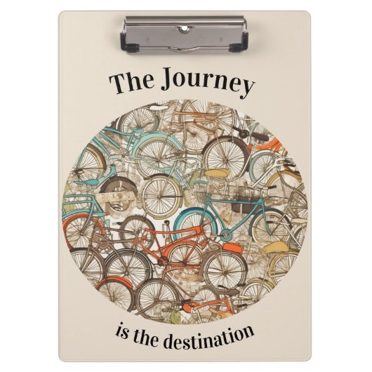 自転車パタカラフルーンのカスタマイズ クリップボード (正面)