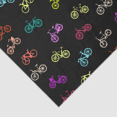 自転車パターンの招待状 薄葉紙 (詳細)