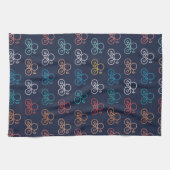 自転車パターン キッチンタオル (横)