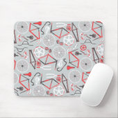 自転車パターン マウスパッド (マウス)