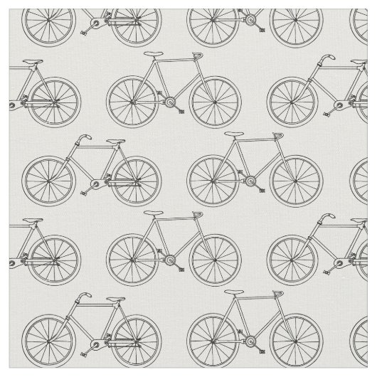 自転車パタ図解入りの、写真付きのーン自転車アウトライン ファブリック (クローズアップ)