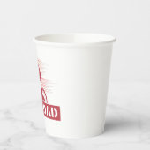 自転車パパ 紙コップ (左)