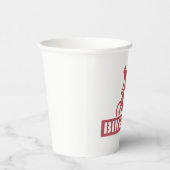 自転車パパ 紙コップ (右)