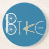 自転車パーツからの自転車の言葉自転車スポーツファン コースター (正面)