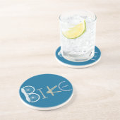 自転車パーツからの自転車の言葉自転車スポーツファン コースター (側面)