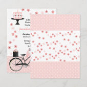 自転車パーティー 招待状 (正面/裏面)