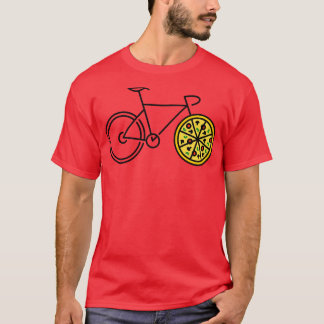 自転車ピザ Tシャツ