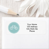 自転車ファン用差出人住所ラベル ラベル (インサイチュ)