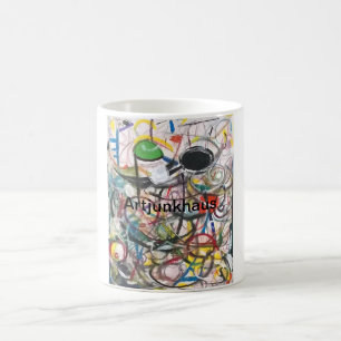 自転車フィルムクラス アブストラクト Hankamer Artjunkhaus コーヒーマグカップ