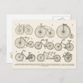 自転車フランスのの歴史1920年発行 ポストカード (正面/裏面)
