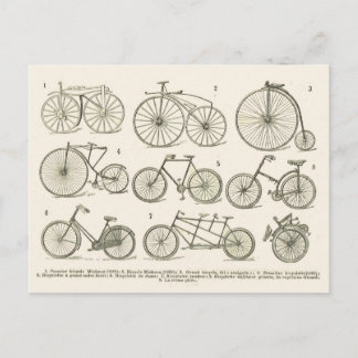 自転車フランスのの歴史1920年発行 ポストカード