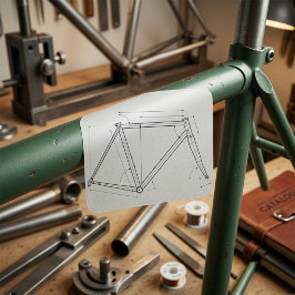 自転車フレームジオメトリ図 スクエアシール