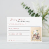 自転車ブライダルシャワー愛用アドバイスエンクロージャカード エンクロージャーカード (スタンド正面)