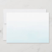 自転車ブライダルシャワー自転車ウェディングシャワー 招待状 (裏面)