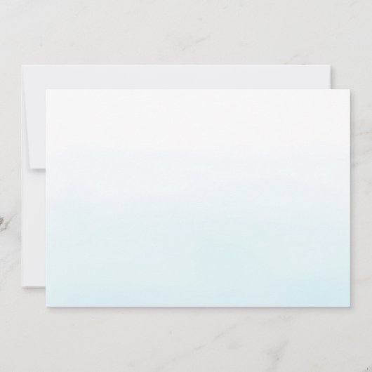 自転車ブライダルシャワー自転車ウェディングシャワー 招待状 (裏面)