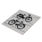 自転車ブラック1 タイル (側面)