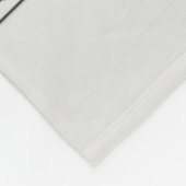 自転車ブラック1 フリースブランケット (角)