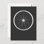 自転車ホイールサイクリングタイヤマウンテンバイクサイクル ポストカード (正面/裏面)