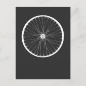 自転車ホイールサイクリングタイヤマウンテンバイクサイクル ポストカード (正面)