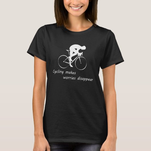 自転車ホイールロードバイク走行タイムバイク2 Tシャツ (正面)