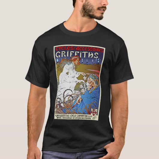 自転車ポスター広告:悪党サイクル Tシャツ (正面)