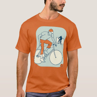 自転車ポロサイクリングポロ Tシャツ