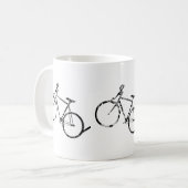 自転車マグバイレスリーハーロー コーヒーマグカップ (正面左)