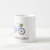 自転車マッキナックアイランドファミリーフラワーロケーション コーヒーマグカップ (中央)