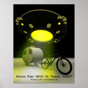 自転車ミニキャンパーマークIIデザインUFOプロモーション2 ポスター