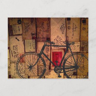 自転車メッセンジャーポストカード ポストカード