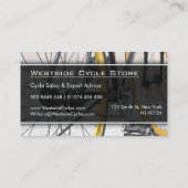 自転車モダン車輪の写真 – Business Car 名刺 (裏面)