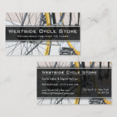 自転車モダン車輪の写真 – Business Car 名刺 (正面/裏面)