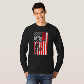 自転車モトクロスBmxバイクライダーサイクリング2 Tシャツ (正面フル)