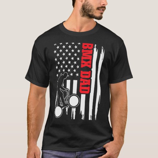 自転車モトクロスBmxバイクライダーサイクリング_14 Tシャツ (正面)