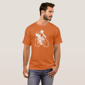 自転車ライダーのTシャツ Tシャツ (正面フル)