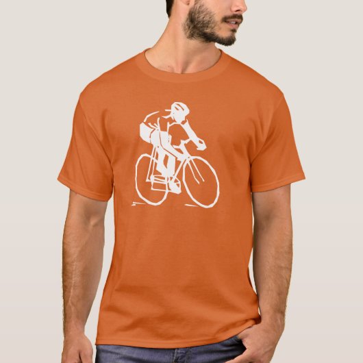 自転車ライダーのTシャツ Tシャツ (正面)