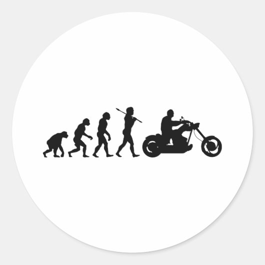 自転車ライダー ラウンドシール (正面)