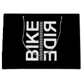 自転車ライダー ラージペーパーバッグ (正面)