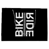 自転車ライダー ラージペーパーバッグ (裏面)