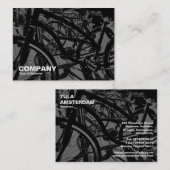 自転車ラック – グレー 名刺 (正面/裏面)