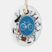 自転車ラベル/オーナメント セラミックオーナメント (右)