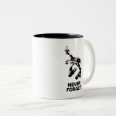 自転車リムブレーキ忘れあり ツートーンマグカップ (正面右)