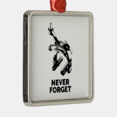 自転車リムブレーキ忘れあり メタルオーナメント (右)