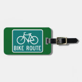 自転車ルート標識サイクリング路自転車道 ラゲッジタグ (正面横)